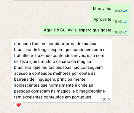 Depoimento Platinum